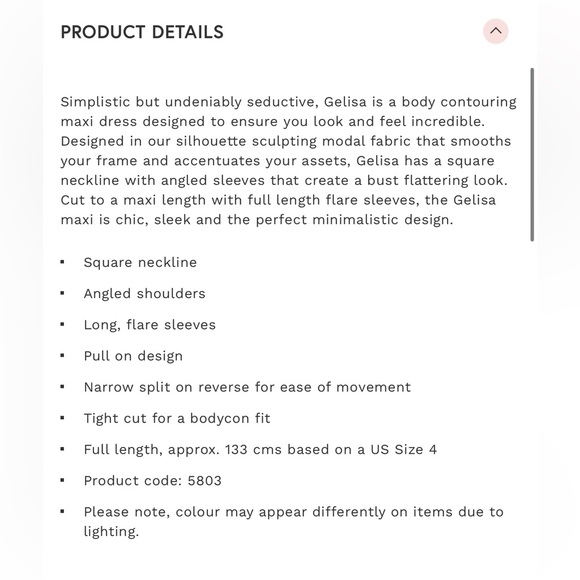 Oh Polly Gelisa Square Neck Long Sleeve Maxi Dress in Ivory - Picture 11 of 14